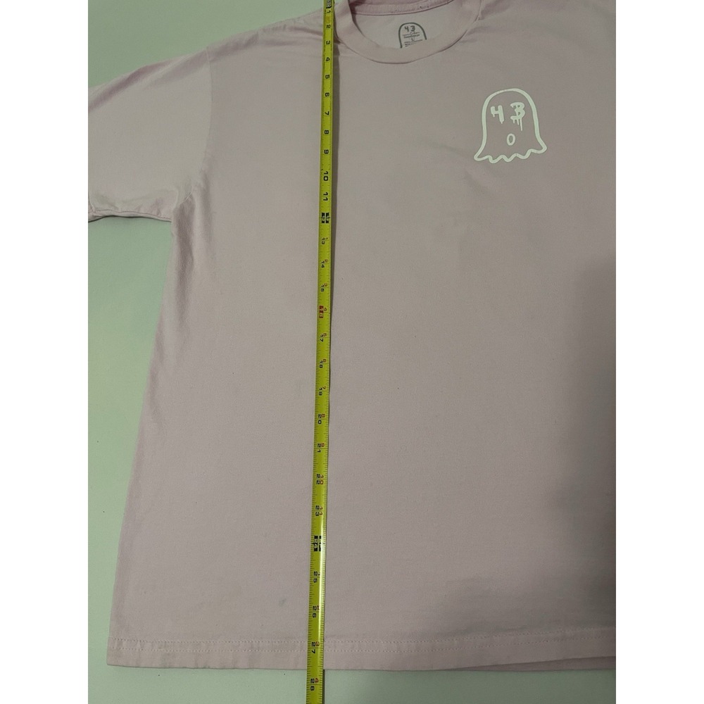 RARE Ken Block x Hoonigan x Trouble Andrew ghost/43 Premium Tee pink Large - Picture 4 of 8